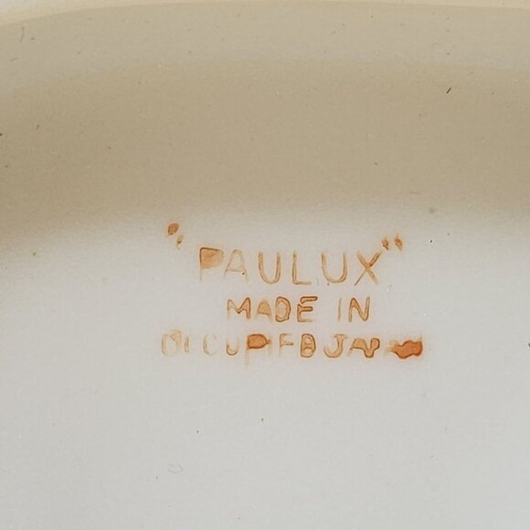 Vintage Paulux Porcelain Figurine Winter Sleigh Scene Hand-Painted Collectible - Picture 7 of 12